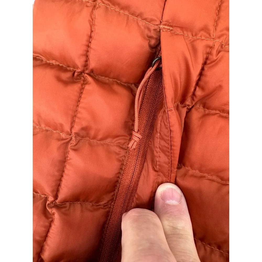 The North Face‎ Nano Puffer Vest Mens Small Thermoball Eco Burnt Orange Quilted